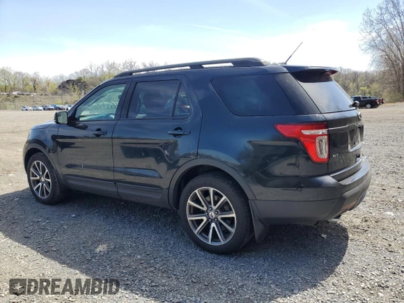 2015 Ford Explorer XLT with VIN 1FM5K8D84FGA30743, listed as a Copart auction lot 53464025 with 77,959 mi miles and Salvage Title. Bid and sale history available at carsss.com. Image 2.