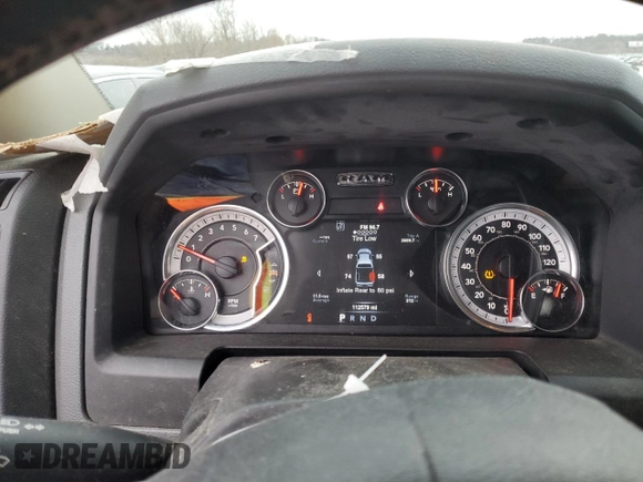 2018 Ram 2500 Big Horn with VIN 3C6UR5MJ1JG102774, listed as a Copart auction lot 85243574 with 112,579 mi miles and Salvage title. Bid and sale history available at DreamBid. Image 9.
