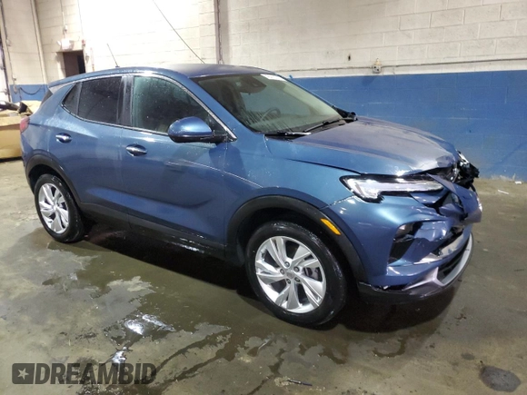 2024 Buick Encore GX Preferred with VIN KL4AMBS20RB179834, listed as a Copart auction lot 49475215 with 4,973 mi miles and Salvage title. Bid and sale history available at DreamBid. Image 4.
