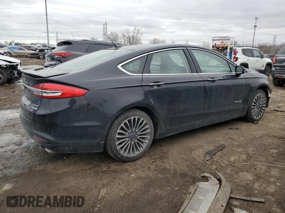 2018 Ford Fusion Hybrid Titanium with VIN 3FA6P0RU4JR206232, listed as a Copart auction lot 43419565 with 92,565 mi miles and Salvage Title. Bid and sale history available at carsss.com. Image 3.