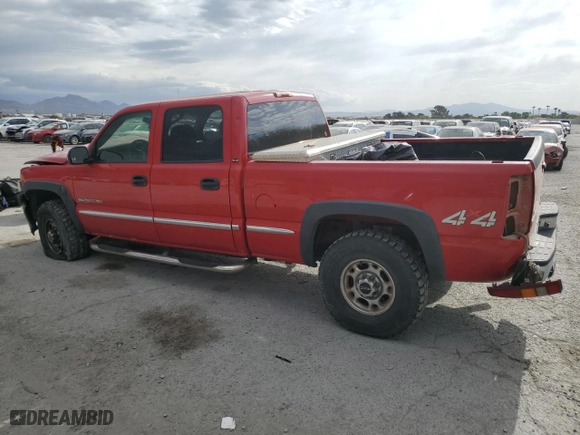 2002 GMC Sierra 2500HD SLE with VIN 1GTHK23U82F240498, listed as a Copart auction lot 52499644 with 133,208 mi miles and Salvage Title. Bid and sale history available at carsss.com. Image 2.