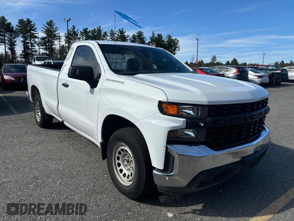 2021 Chevrolet Silverado 1500 Work Truck with VIN 3GCNWAEH2MG313335, listed as a Copart auction lot 53399225 with 79,744 mi miles and Clean Title. Bid and sale history available at carsss.com. Image 1.