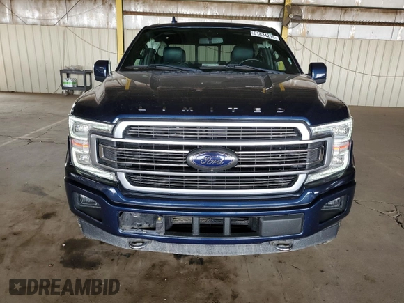 2018 Ford F-150 XL with VIN 1FTEW1EGXJFE48440, listed as a Copart auction lot 51834215 with 53,389 mi miles and Salvage Title. Bid and sale history available at carsss.com. Image 5.