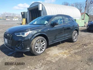 2024 Audi Q3 S line Premium Plus with VIN WA1EECF35R1155302, listed as a IAAI auction lot 41983419 with 7,929 mi miles and . Bid and sale history available at DreamBid. Image 2.