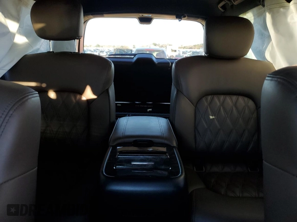 2023 Nissan Armada Platinum with VIN JN8AY2DA1P9400185, listed as a Copart auction lot 86852214 with 14,158 mi miles and Salvage Title. Bid and sale history available at carsss.com. Image 10.