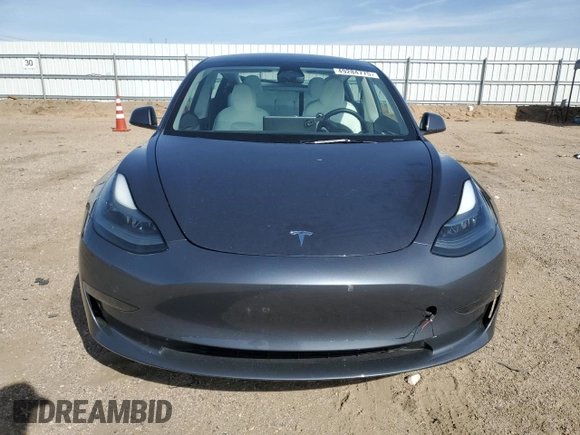 2023 Tesla Model 3 with VIN 5YJ3E1EA8PF648073, listed as a Copart auction lot 49284775 with 20,498 mi miles and Salvage Title. Bid and sale history available at DreamBid. Image 5.