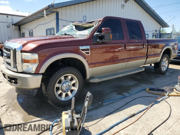 2008 Ford F-250 XL with VIN 1FTSW21R88ED64987, listed as a Copart auction lot 56030705 with 149,351 mi miles and Salvage title. Bid and sale history available at DreamBid. Image 1.