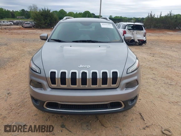 2015 Jeep Cherokee Limited with VIN 1C4PJMDS3FW706058, listed as a IAAI auction lot 41951302 with 163,404 mi miles. Bid and sale history available at carsss.com. Image 12.