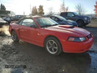 2003 Ford Mustang GT Deluxe with VIN 1FAFP45X93F352648, listed as a Copart auction lot 81508964 with 167,950 mi miles and Salvage Title. Bid and sale history available at carsss.com. Image 4.
