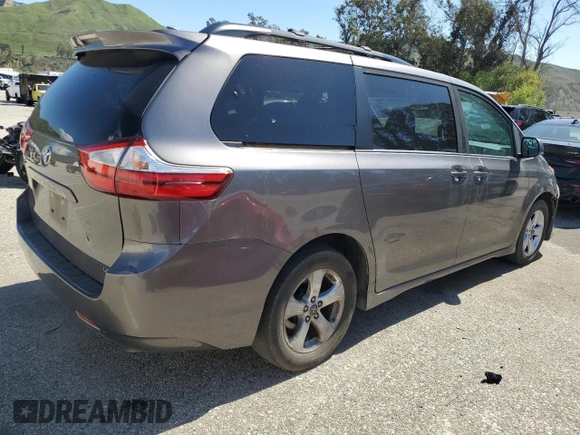 2018 Toyota Sienna LE Auto Access Seat with VIN 5TDKZ3DCXJS939496, listed as a Copart auction lot 51694385 with 109,722 mi miles and Salvage Title. Bid and sale history available at carsss.com. Image 3.