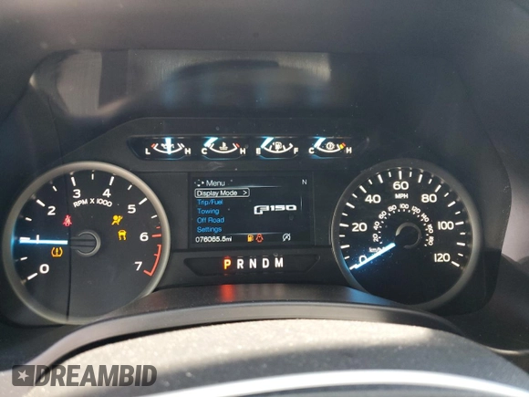 2018 Ford F-150 XL with VIN 1FTEW1EG3JKF99594, listed as a Copart auction lot 52247735 with 76,065 mi miles and Salvage Title. Bid and sale history available at carsss.com. Image 9.