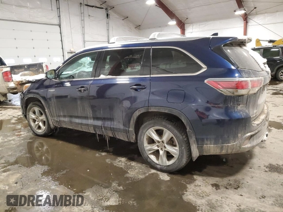 2016 Toyota Highlander Hybrid Limited with VIN 5TDDCRFH2GS020400, listed as a Copart auction lot 43941735 with 111,161 mi miles and Salvage Title. Bid and sale history available at carsss.com. Image 2.