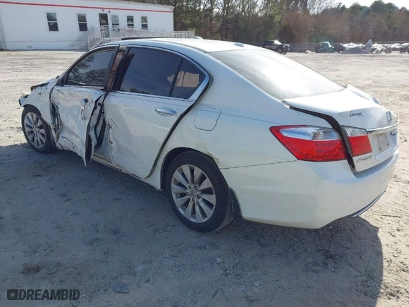 2014 Honda Accord Sedan EX-L with VIN 1HGCR2F88EA203751, listed as a IAAI auction lot 41608367 with 143,025 mi miles. Bid and sale history available at carsss.com. Image 3.