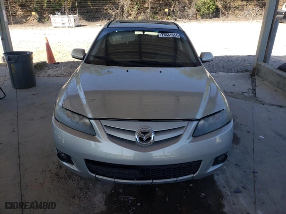 2006 Mazda Mazda6 Sport i with VIN 1YVHP80C865M07030, listed as a Copart auction lot 75631634 with 265,480 mi miles and Salvage Title. Bid and sale history available at carsss.com. Image 5.