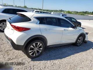 2018 Infiniti QX30 Luxury with VIN SJKCH5CR0JA048278, listed as a Copart auction lot 67345054 with 53,299 mi miles and Salvage Title. Bid and sale history available at DreamBid. Image 3.