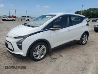 2023 Chevrolet Bolt EV 1LT with VIN 1G1FW6S01P4142796, listed as a Copart auction lot 59552365 with 65,704 mi miles and Salvage title. Bid and sale history available at DreamBid. Image 1.
