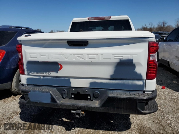 2022 Chevrolet Silverado 1500 with VIN 3GCPDAEK6NG536358, listed as a Copart auction lot 43649455 with 75,904 mi miles and Salvage Title. Bid and sale history available at DreamBid. Image 6.
