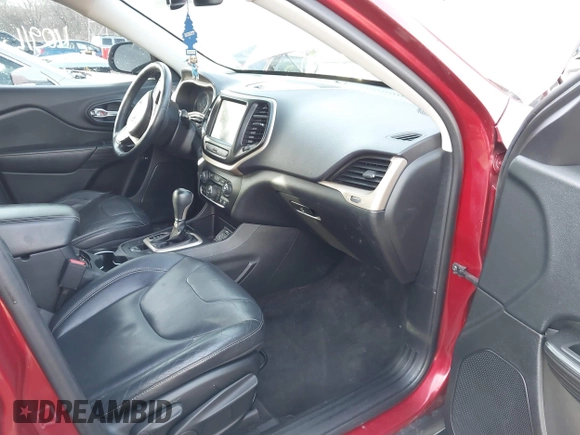 2015 Jeep Cherokee Limited with VIN 1C4PJLDS8FW516802, listed as a IAAI auction lot 41486920 with 110,911 mi miles and . Bid and sale history available at DreamBid. Image 5.
