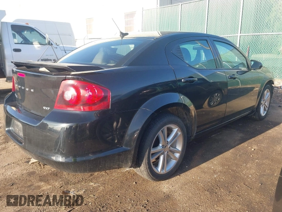 2012 Dodge Avenger SXT with VIN 1C3CDZCB2CN228306, listed as a IAAI auction lot 41833238 with 140,065 mi miles and . Bid and sale history available at DreamBid. Image 4.