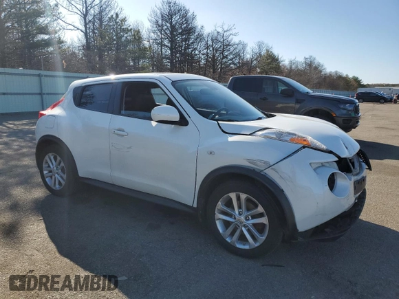 2014 Nissan Juke SL with VIN JN8AF5MV3ET355034, listed as a Copart auction lot 50761255 with 128,866 mi miles and Salvage title. Bid and sale history available at DreamBid. Image 4.
