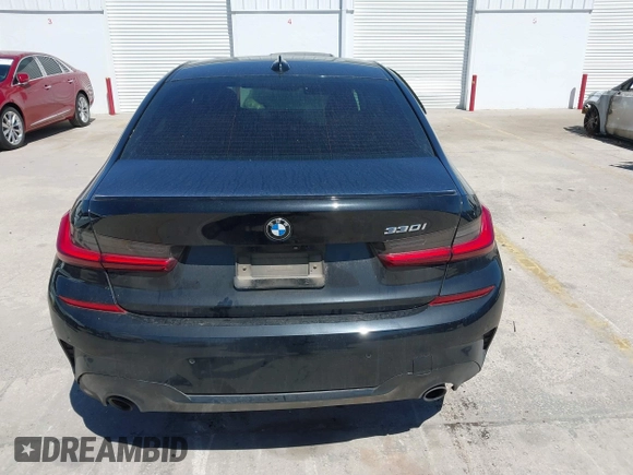 2022 BMW 3 Series 330i with VIN 3MW5R1J08N8C38592, listed as a IAAI auction lot 41832394 with 48,980 mi miles. Bid and sale history available at carsss.com. Image 16.