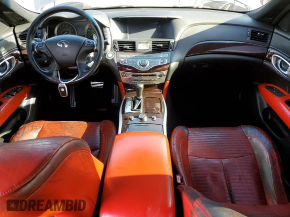 2013 Infiniti M z VIN JN1BY1AR3DM603904, wystawiony jako Copart lot #53673135 z przebiegiem 158 066 mil mil oraz Czysty tytuł • Clean title. Historia ofert i sprzedaży dostępna na DreamBid. Obrazek 8.