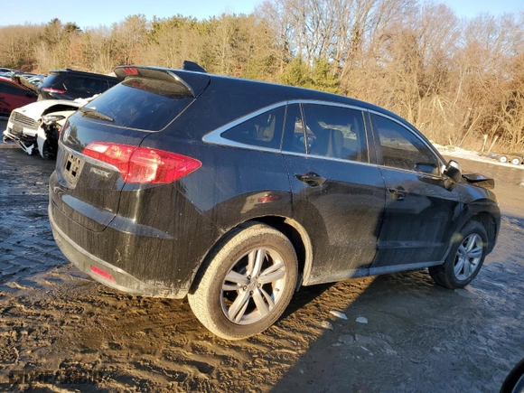 2013 Acura RDX with VIN 5J8TB3H37DL004334, listed as a Copart auction lot 44413725 with 135,206 mi miles and Salvage Title. Bid and sale history available at carsss.com. Image 3.