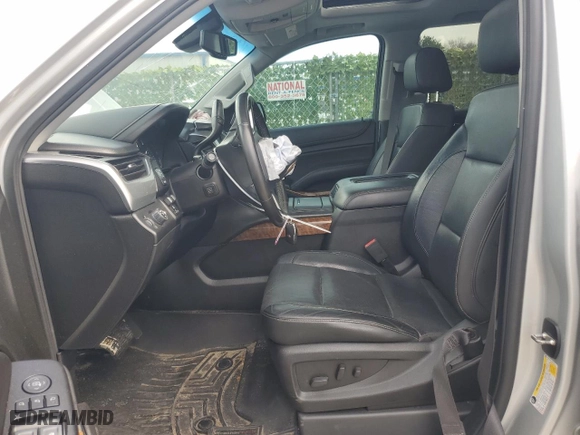 2018 Chevrolet Tahoe Premier with VIN 1GNSCCKJ5JR354222, listed as a Copart auction lot 63636604 with 0 mi miles and Salvage Title. Bid and sale history available at carsss.com. Image 7.