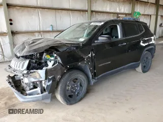2019 Jeep Compass Sport with VIN 3C4NJCAB8KT622274, listed as a Copart auction lot 55503185 with 36,083 mi miles and Clean title. Bid and sale history available at DreamBid. Image 1.