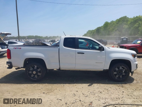 2020 Chevrolet Colorado 4WD Work Truck with VIN 1GCHTBEN6L1242736, listed as a IAAI auction lot 42062267 with 52,191 mi miles and . Bid and sale history available at DreamBid. Image 14.