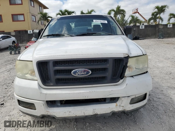 2005 Ford F-150 STX with VIN 1FTRX12W05KB59865, listed as a Copart auction lot 54314725 with 174,752 mi miles and Clean Title. Bid and sale history available at carsss.com. Image 5.