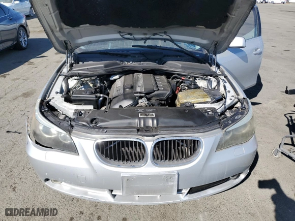 2004 BMW 5 Series 525i with VIN WBANA53594B174244, listed as a Copart auction lot 72442674 with 257,746 mi miles and Salvage Title. Bid and sale history available at carsss.com. Image 11.