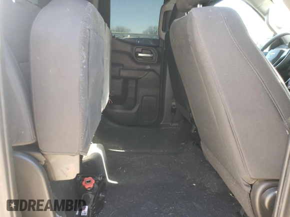 2021 Chevrolet Silverado 1500 Custom with VIN 1GCRWBEK0MZ188967, listed as a Copart auction lot 87637995 with 104,744 mi miles and Salvage Title. Bid and sale history available at DreamBid. Image 10.