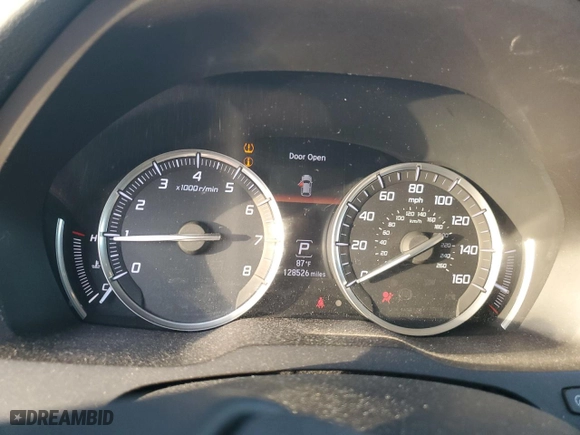 2015 Acura MDX with VIN 5FRYD3H2XFB012552, listed as a Copart auction lot 85082624 with 128,526 mi miles and Salvage Title. Bid and sale history available at carsss.com. Image 9.