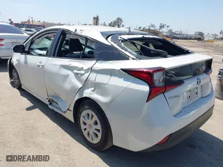 2020 Toyota Prius L Eco with VIN JTDKARFU3L3107048, listed as a IAAI auction lot 41973416 with 41,773 mi miles. Bid and sale history available at carsss.com. Image 3.