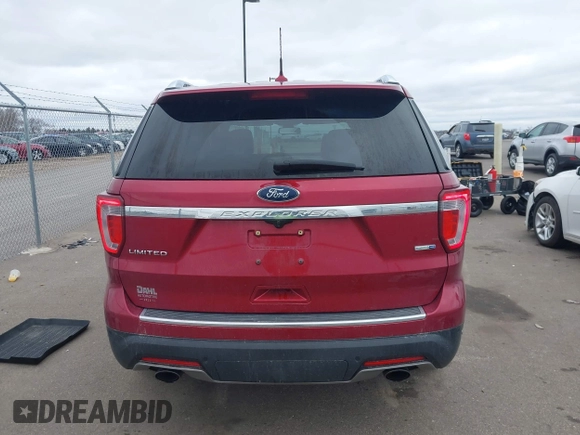 2018 Ford Explorer Limited z VIN 1FM5K8FH3JGC96020, wystawiony jako IAAI lot #41952203 z przebiegiem 77 174 mil mil oraz . Historia ofert i sprzedaży dostępna na DreamBid. Obrazek 16.