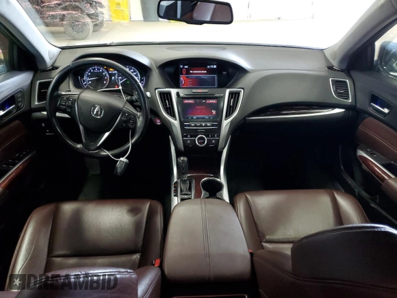 2016 Acura TLX with VIN 19UUB1F30GA010780, listed as a Copart auction lot 52712825 with 102,675 mi miles and Salvage Title. Bid and sale history available at carsss.com. Image 8.