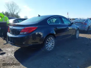 2011 Buick Regal CXL RL5 with VIN W04GT5GC9B1011492, listed as a IAAI auction lot 41821747 with 119,551 mi miles. Bid and sale history available at carsss.com. Image 4.