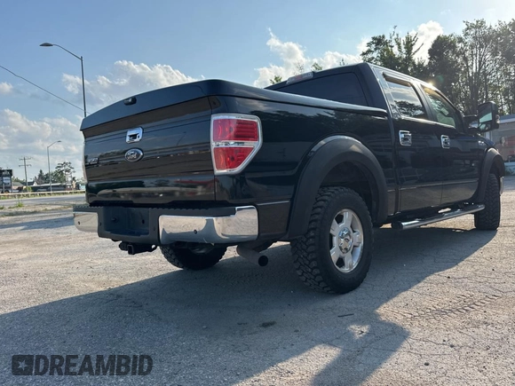 2009 Ford F-150 XL with VIN 1FTRW12889FB24610, listed as a Copart auction lot 62431355 with 254,000 mi miles and Clean title. Bid and sale history available at DreamBid. Image 4.