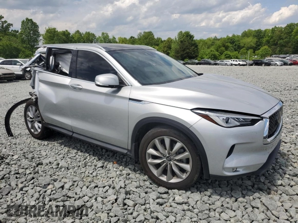 2020 Infiniti QX50 Luxe with VIN 3PCAJ5M16LF118819, listed as a Copart auction lot 55200135 with Not provided miles and Salvage title. Bid and sale history available at DreamBid. Image 4.