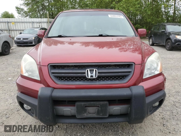 2005 Honda Pilot EX-L with RES with VIN 2HKYF18605H520211, listed as a Copart auction lot 55065745 with 236,365 mi miles and Clean Title. Bid and sale history available at carsss.com. Image 5.