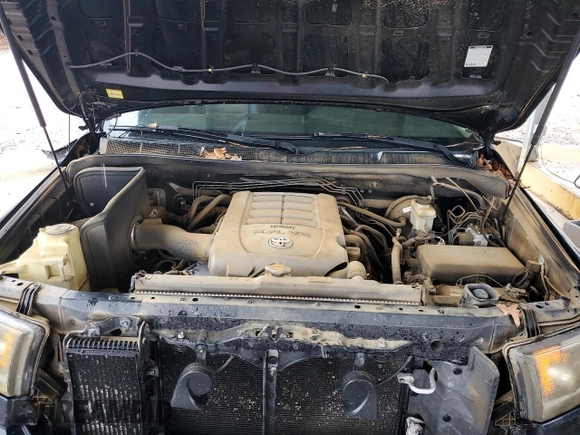 2009 Toyota Tundra 4WD Truck with VIN 5TFBW54109X091217, listed as a Copart auction lot 80756934 with 158,168 mi miles and Salvage Title. Bid and sale history available at carsss.com. Image 11.