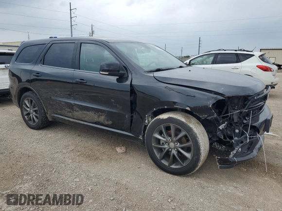 2018 Dodge Durango GT with VIN 1C4RDHDG1JC371492, listed as a Copart auction lot 55058505 with 117,984 mi miles and Salvage title. Bid and sale history available at DreamBid. Image 4.
