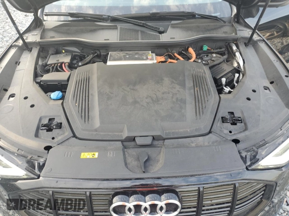 2023 Audi e-tron Premium with VIN WA1AAAGE3PB025279, listed as a Copart auction lot 55920165 with 28,535 mi miles and Salvage Title. Bid and sale history available at DreamBid. Image 12.