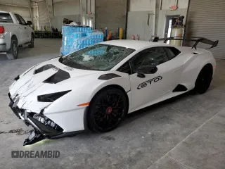 2023 Lamborghini Huracan z VIN ZHWUA6ZX2PLA25552, wystawiony jako Copart lot #60155094 z przebiegiem 1142 mil mil oraz Szkody całkowita. Historia ofert i sprzedaży dostępna na DreamBid. Obrazek 1.