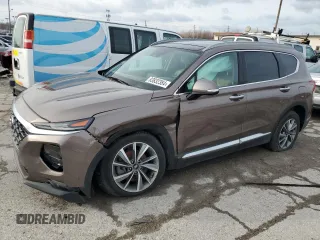 2019 Hyundai Santa Fe Ultimate with VIN 5NMS5CAD4KH125177, listed as a Copart auction lot 83832384 with 67,952 mi miles and Salvage Title. Bid and sale history available at carsss.com. Image 1.