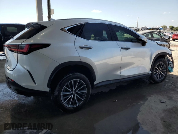 2024 Lexus NX 250 Premium with VIN JTJGDCAZ1R5017114, listed as a Copart auction lot 54422465 with 38,046 mi miles and Clean title. Bid and sale history available at DreamBid. Image 3.
