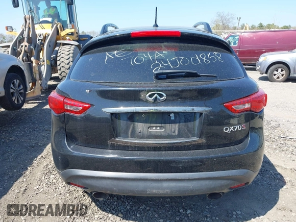 2015 Infiniti QX70 с VIN JN8CS1MWXFM481585, выставлен на аукционе IAAI как лот 42102964 с пробегом Не указан миль и . История ставок и продаж доступна на DreamBid. Изображение 15.