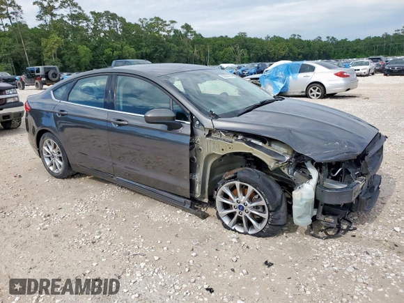 2017 Ford Fusion SE with VIN 3FA6P0H78HR163097, listed as a Copart auction lot 58505595 with 55,113 mi miles and Salvage title. Bid and sale history available at DreamBid. Image 4.