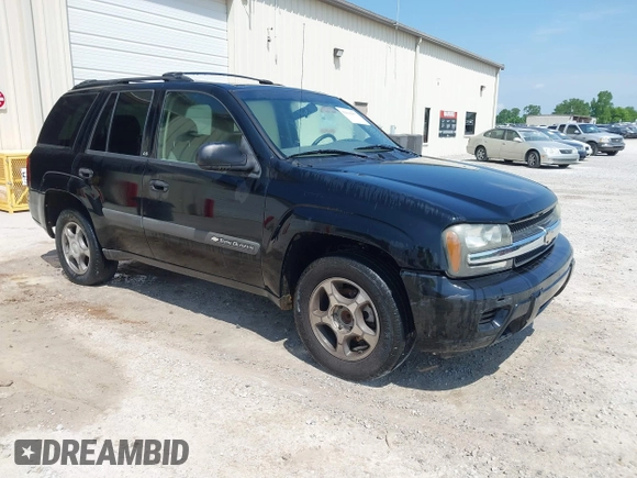 2003 Chevrolet TrailBlazer LS with VIN 1GNDS13S632132324, listed as a IAAI auction lot 42118277 with 213,705 mi miles and . Bid and sale history available at DreamBid. Image 1.